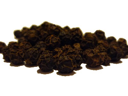 Schwarze Pfefferkörner